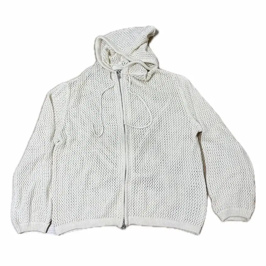 [BUNJANG] Aeae Mesh Hooded Zip-Up (2 Sizes) / Aeae 매쉬 후드 집업 (2사이즈)