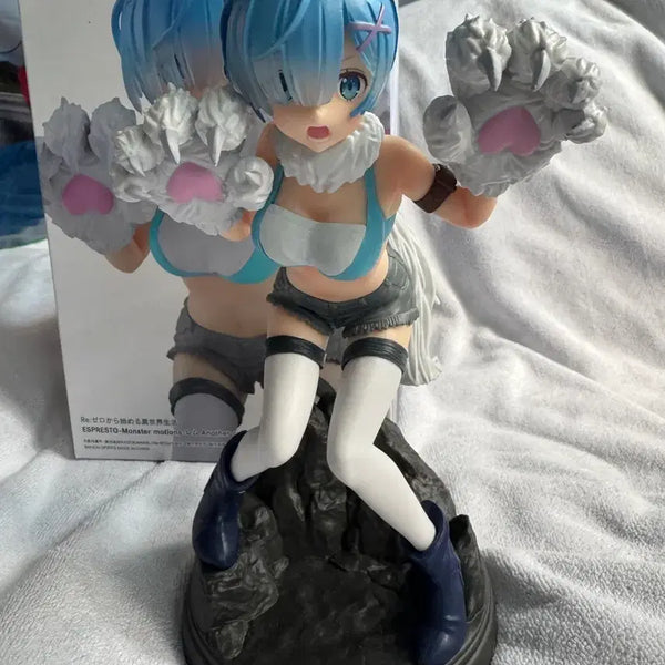 [BUNJANG] Re:Zero Rem Halloween Wolf Figure - Another Color Limited Edition / 리제로 렘 할로윈 늑대 피규어 어나더컬러