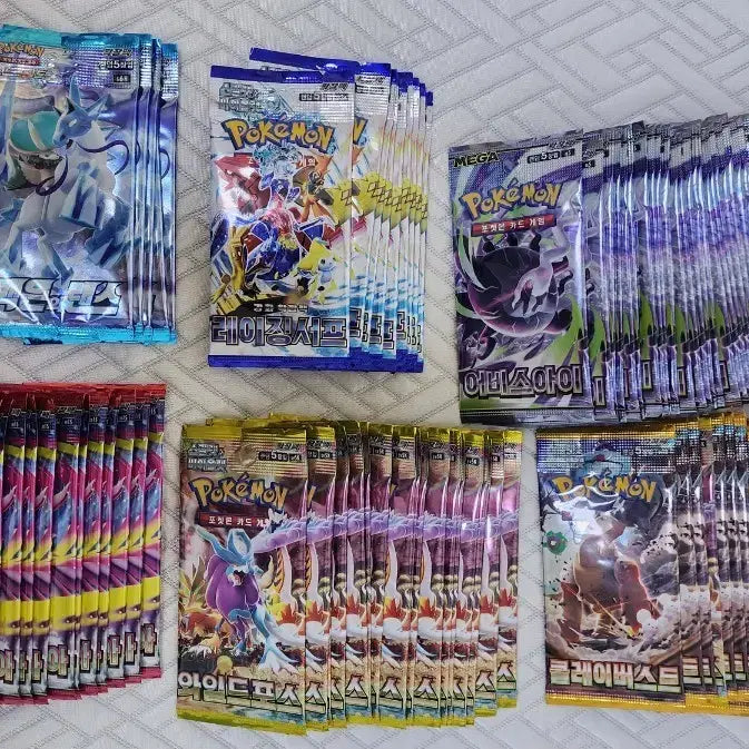 [BUNJANG] Pokemon Card Booster Packs Bundle / 포켓몬 카드 각종 팩 (고대팩, 자판기팩, 미서치)