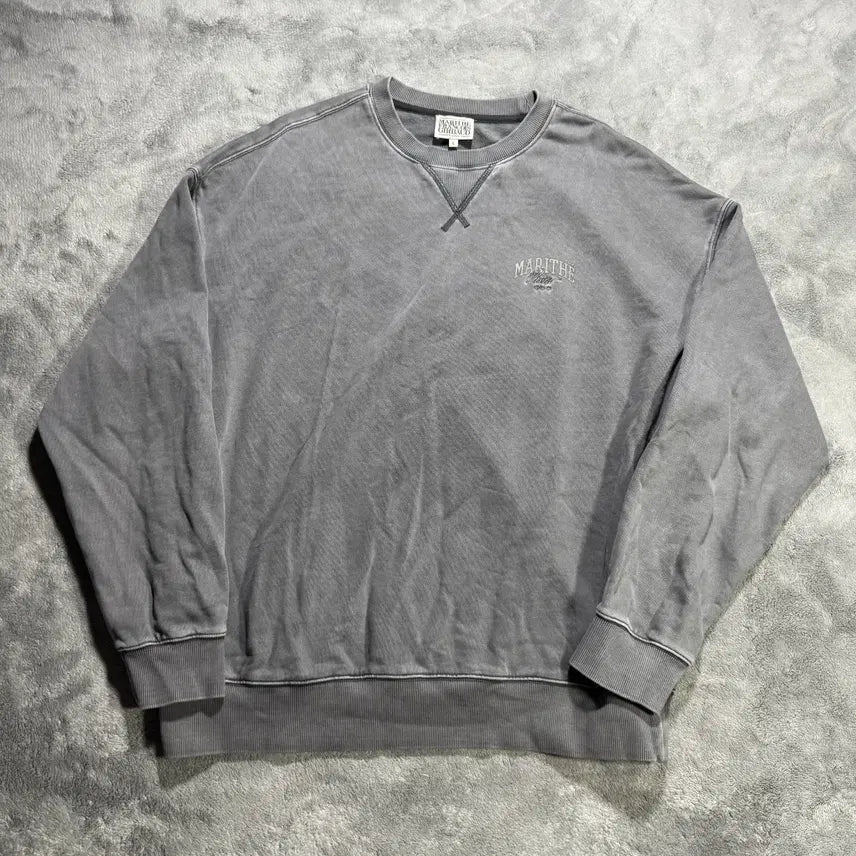[BUNJANG] Marithe Francois Chest Logo Sweatshirt L / [L] 마리떼 프랑소와 가슴로고 맨투맨