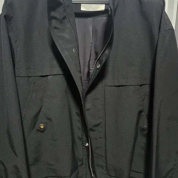 [BUNJANG] Time Homme Black Autumn Jumper / 타임옴므 블랙 가을 점퍼