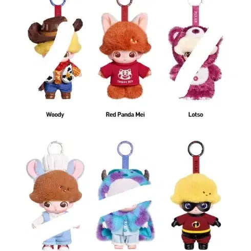 [BUNJANG] Pop Mart Dimoo World x Pixar Series Plush Keychain - Dash Parr / 6번(주소변경7월23일까지택포) 팝마트 디무 월드 X 픽사 시리즈 인형 키링