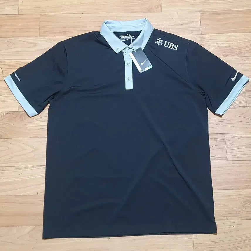 [BUNJANG] Nike Golf UBS Dri-FIT Short Sleeve Polo Shirt L (Men's 105) / NIKE 나이키 골프   UBS 반팔 카라티 남자105  미착용 이미지참조