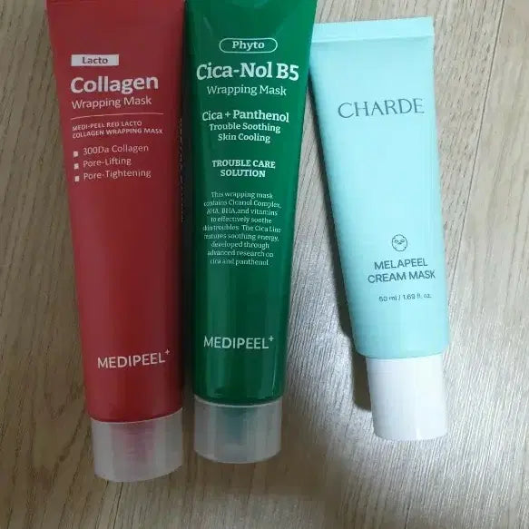 [BUNJANG] Medi-Peel Wrapping Mask 2 Types & Shard Melapill Cream Mask 1 Type / 메디필 랩핑 마스크 2종 샤르드 1종