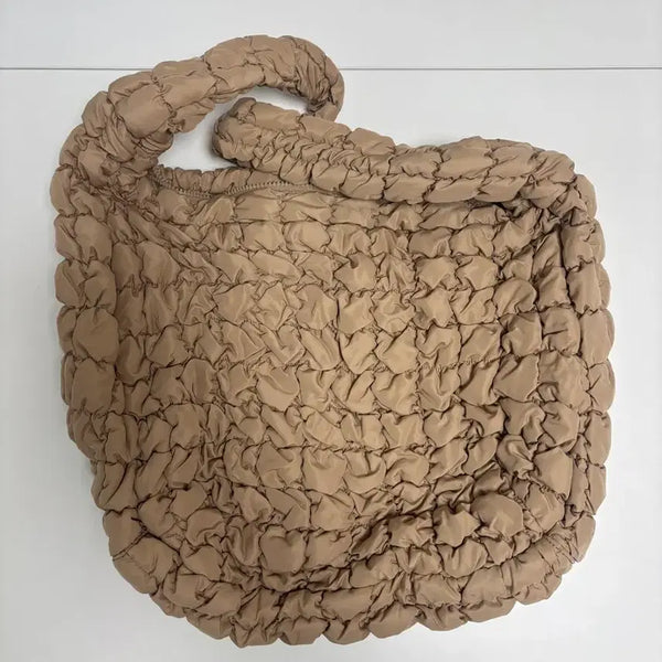 [BUNJANG] COS Quilted Oversized Shoulder Bag Beige / [정품] COS 코스 퀼티드 오버사이즈 숄더백 베이지
