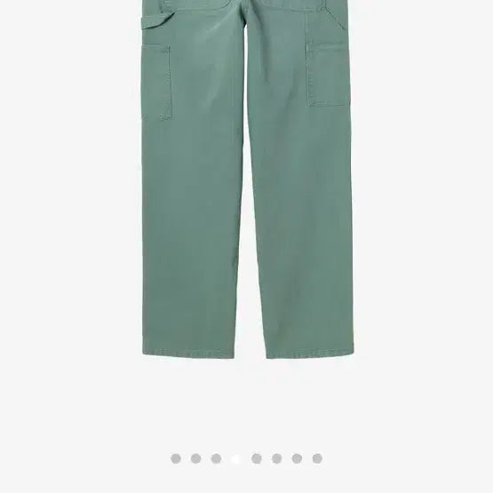 [BUNJANG] Carhartt WIP Single Knee Pants Dearborn Canvas Silver Pine 32x32 / 칼하트윕 싱글니 팬츠 디어본 실버 파인 스톤 캔버스 32X32