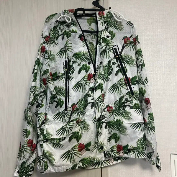 [BUNJANG] New Balance Zip-Up Windbreaker Flower Pattern Size 95 / 뉴발란스 집업 95