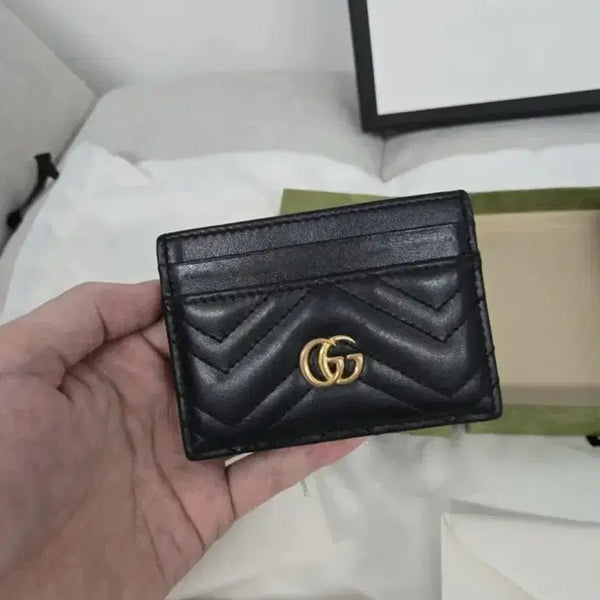 [BUNJANG] Gucci Marmont Card Wallet Black / 구찌 마몬트 카드지갑 블랙 상태s급 판매 교환