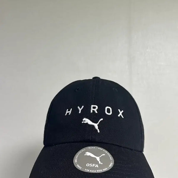 [BUNJANG] Puma x HYROX Collaboration Ball Cap OSFA Black / 푸마xHYROX 콜라보 볼캡