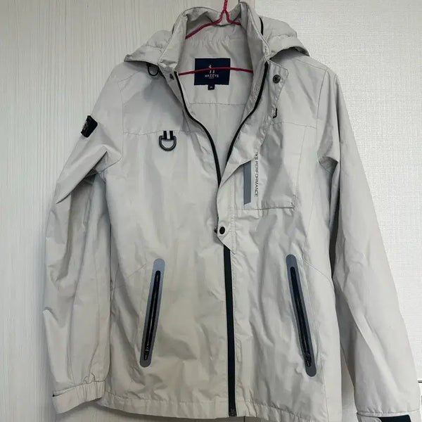 [BUNJANG] Hazzys Golf Windbreaker Jacket Beige Size 90 / 헤지스 바람막이 90