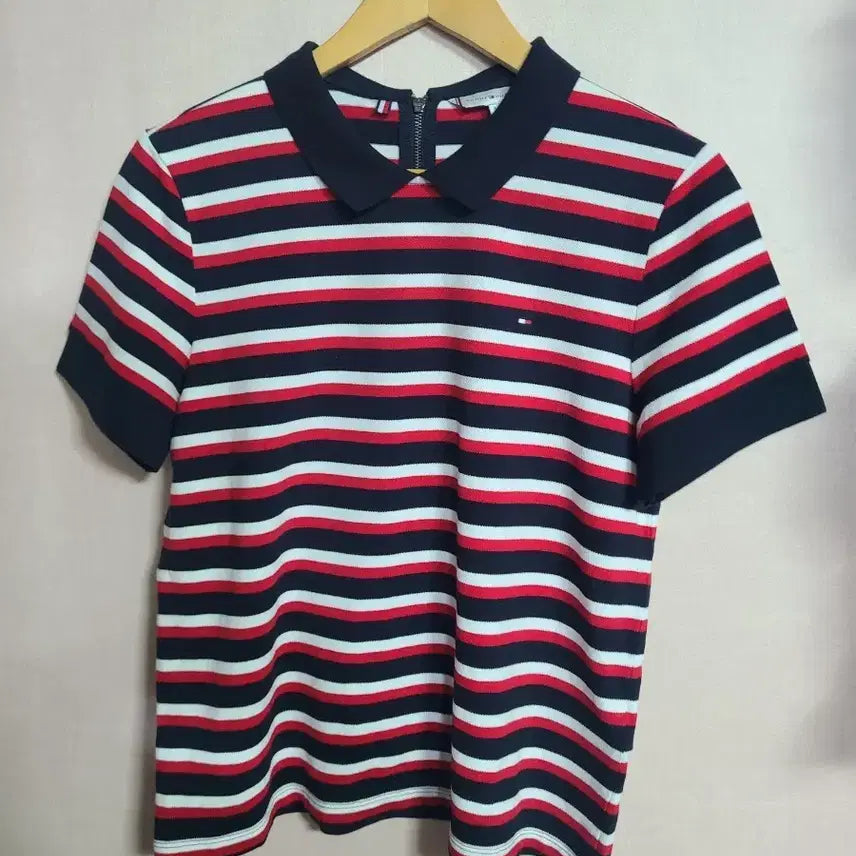 [BUNJANG] Tommy Hilfiger Women's Short Sleeve T-Shirt - Size L / 타미힐피거 여성 반팔티 L