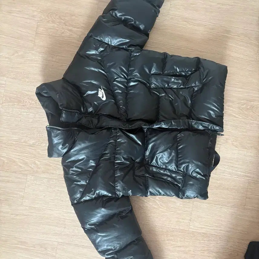 [BUNJANG] Nike Therma-FIT Short Padded Jacket Black / 나이키 숏 패딩 블랙 써마핏