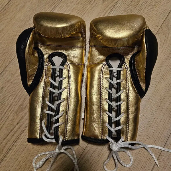 [BUNJANG] 8oz Boxing Gloves Genuine Leather Lace New / 8온즈 복싱글러브 레이스 천연가죽 새 것