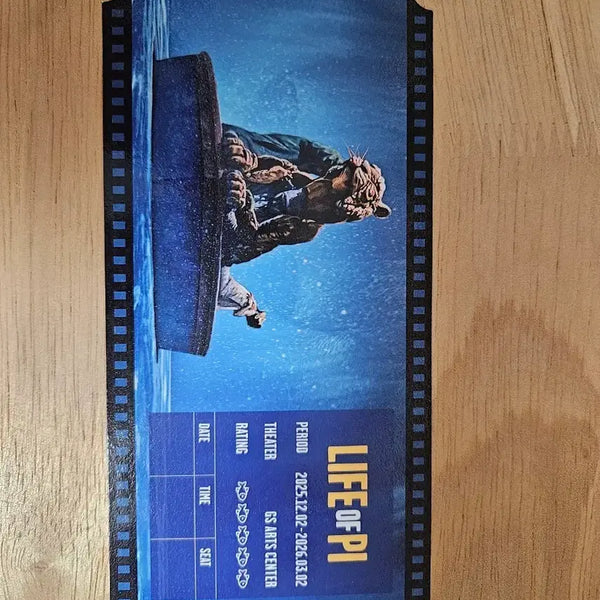 [BUNJANG] Life of Pi Special Ticket / 라이프오브파이 스페셜티켓