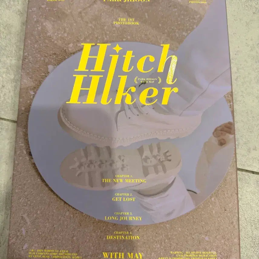 [BUNJANG] Park Jihoon THE 1ST PHOTOBOOK HITCHHIKER Photocard Sticker Set / 박지훈 HITCHHIKER