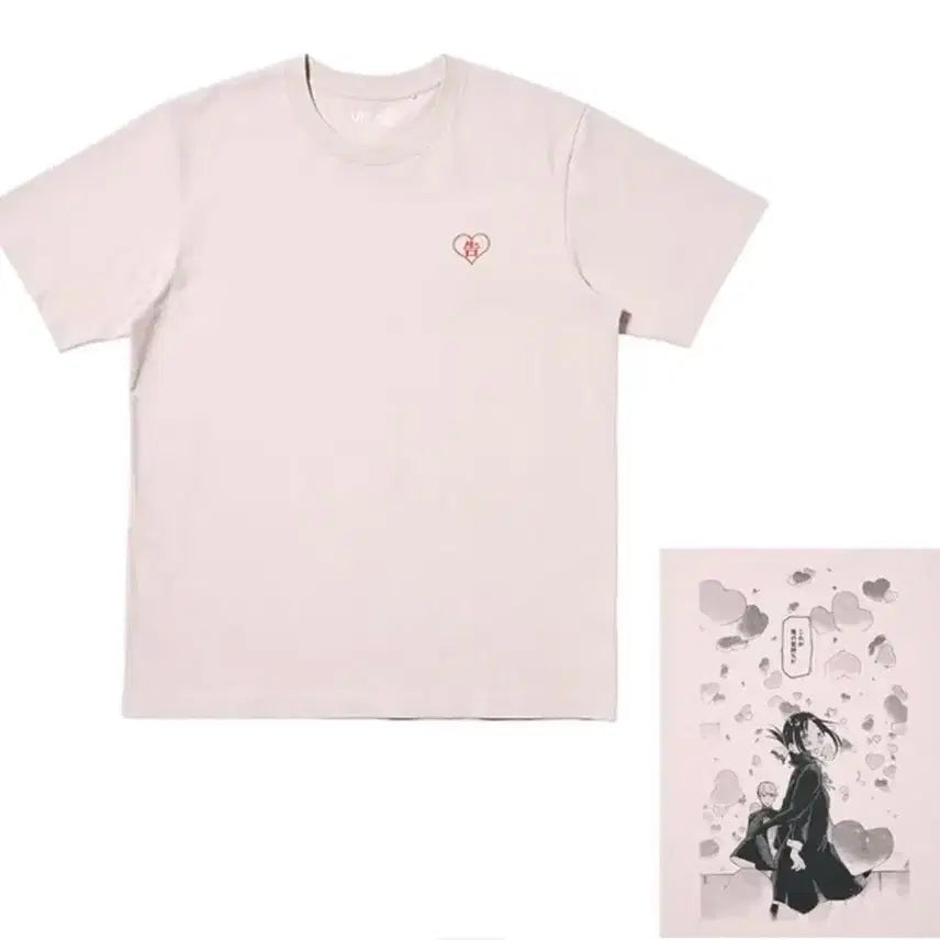 [BUNJANG] Uniqlo Kaguya-sama: Love Is War Graphic T-Shirt (Large) / 유니클로 카구야님은 고백받고 싶어 티셔츠 옷