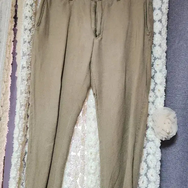 [BUNJANG] Polo Ralph Lauren Men's Linen Cotton Blend Slacks Pants / 폴로랄프로렌남자린넨면바지슬랙스