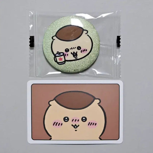 [BUNJANG] Chiikawa Miniso Random Badge (Kurimanju) / 치이카와 미니소 랜덤 배지 (쿠리만쥬)