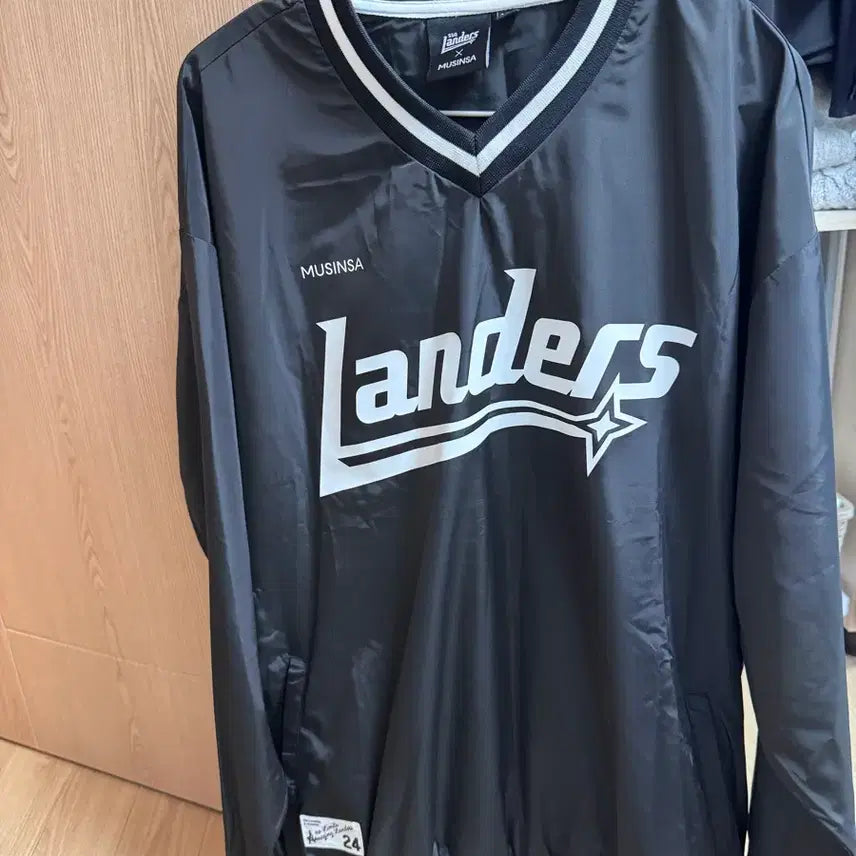 [BUNJANG] Musinsa x SSG Landers 2024 Woven Long Sleeve XL / 무신사 x SSG 랜더스 24 우븐 롱슬리브 XL