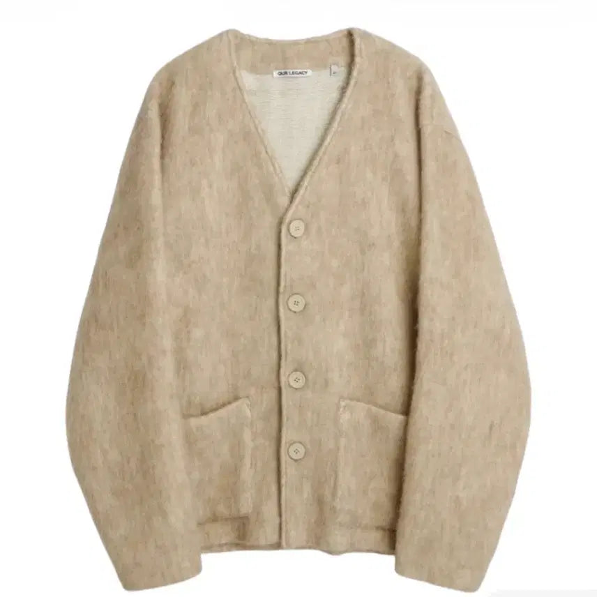 [BUNJANG] Our Legacy Mohair Cardigan - Antique, Size 46 / 아워레가시 모헤어 가디건