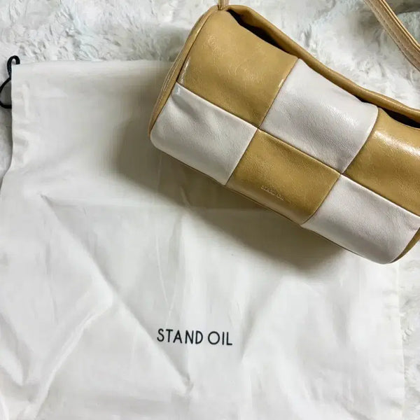 [BUNJANG] Standoil Radio Bag - Checker Mustard / 스탠드오일 레디오백 - 체커 머스타드