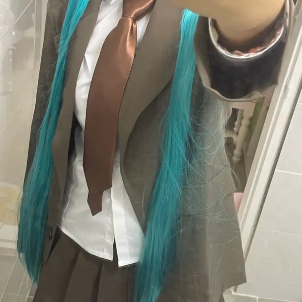 [BUNJANG] Monitoring Miku Cosplay Set / [급급전] 모니터링 미쿠 코스프레 팝니다!