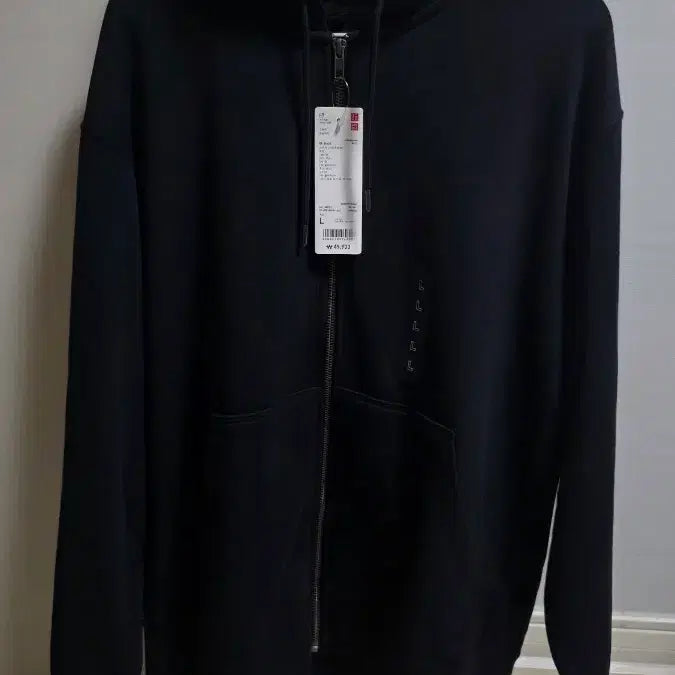 [BUNJANG] Uniqlo Hooded Zip-Up Jacket Black L / 유니클로 후드집업 블랙 L사이즈