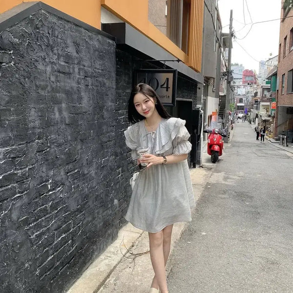 [BUNJANG] PageU Ruffle Dress Mint / 페이지유 프릴 원피스 (민트색)