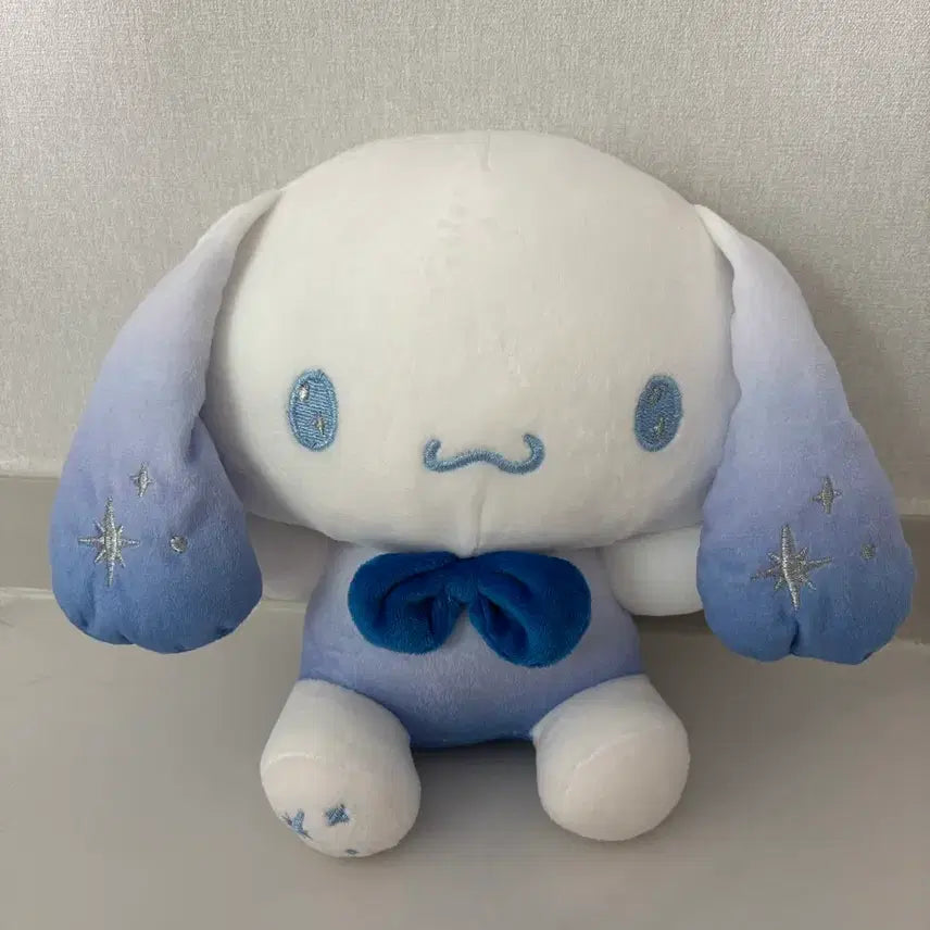 [BUNJANG] Cinnamoroll Pastel Blue Rare Plush with Star Embroidery / 시나모롤 희귀 인형 파스텔 블루