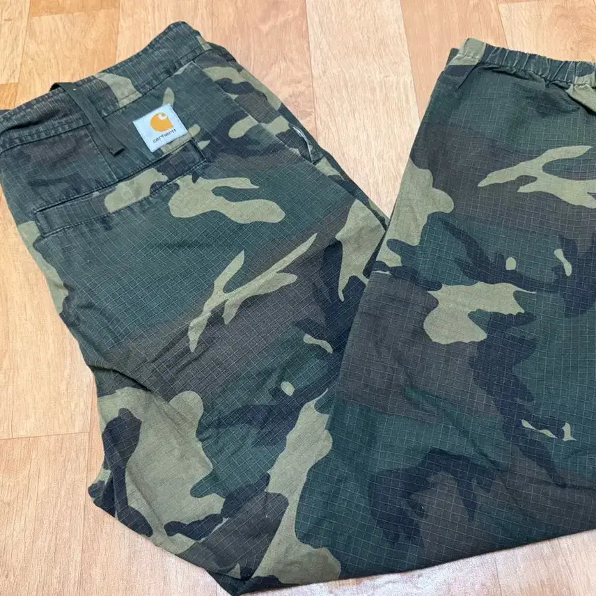 [BUNJANG] Carhartt Marshall Camo Jogger Pants / 칼하트 마샬 조거팬츠 카모 L