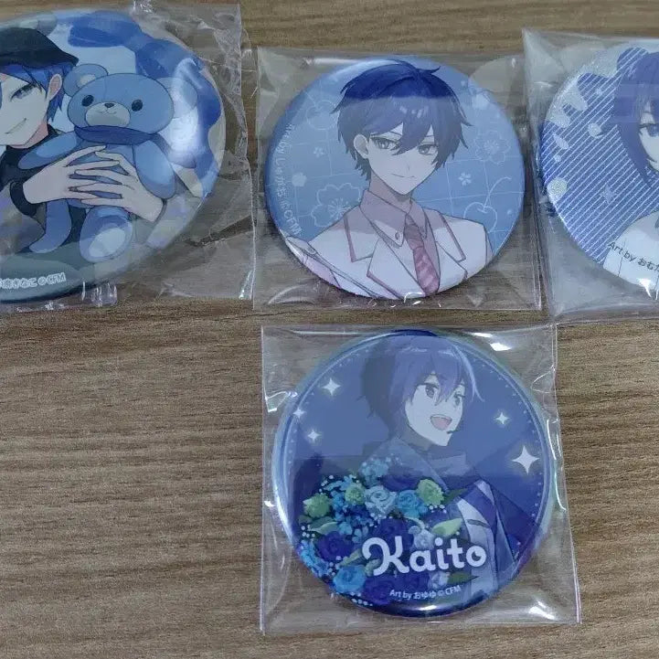 [BUNJANG] Vocaloid KAITO Can Badge Set / 보컬로이드 카이토 KAITO 캔뱃지 세트