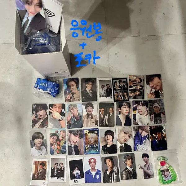 [BUNJANG] Super Junior Bundle Set Photocards & Official Goods / 탈덕처분 슈퍼주니어 일괄 포카 응원봉 공굿
