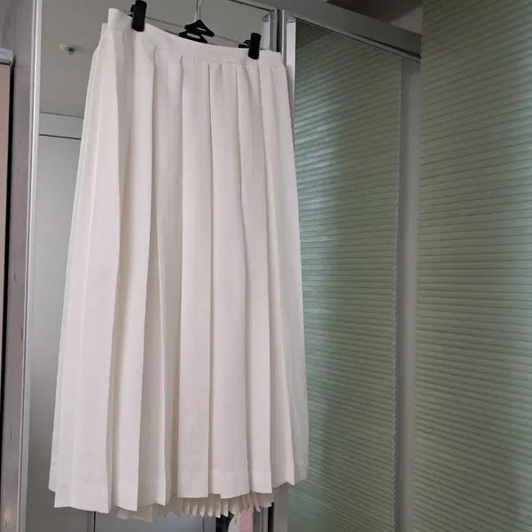 [BUNJANG] Poly Pleated Skirt / 폴리 주름스커트 듀엘지컷에고이스트오즈세컨