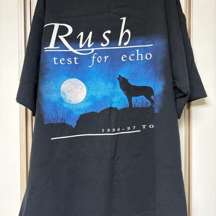 [BUNJANG] Vintage 90s Rush Test for Echo Band T-Shirt L / [L] 빈티지 90s 러쉬 Rush test for echo 밴드 티셔츠