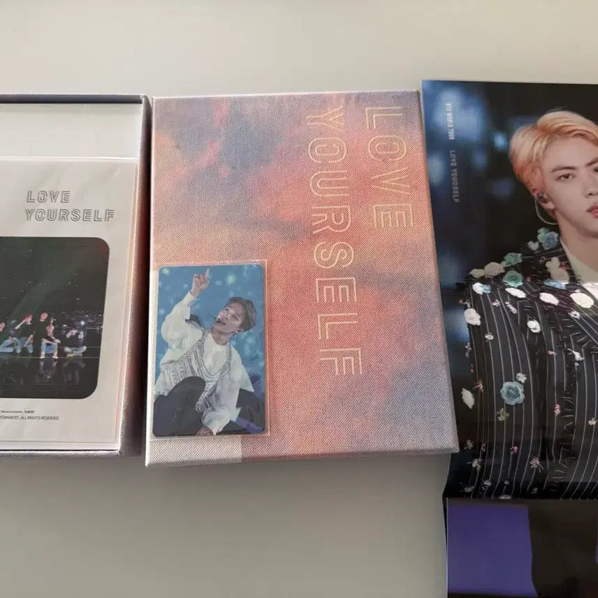 [BUNJANG] BTS LYS Jimin Jin Photocard Bundle Set / BTS 럽셀 서울 지민 포카 디비디 석진 포스터 LYS JIMIN JIN 방탄소년단