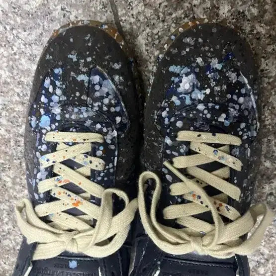 [BUNJANG] Maison Margiela Paint Splatter Sneakers / 메종 마르지엘라 스니커즈
