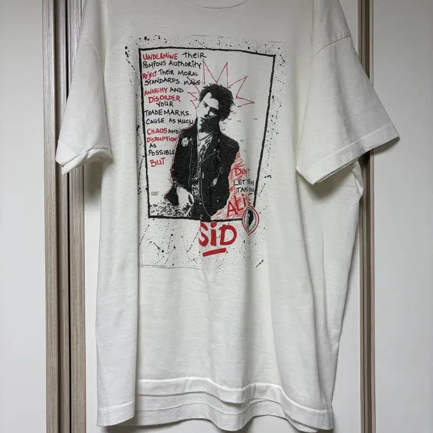 [BUNJANG] Vintage 80s Sex Pistols Sid Vicious Band T-Shirt XL / [XL] 빈티지 80s 섹스피스톨즈 sex pistols 시드 비셔스 밴드 티셔츠