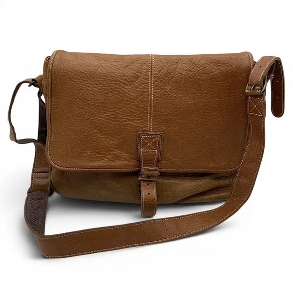 [BUNJANG] LL Bean Genuine Leather Vintage Crossbody Bag / 엘엘빈 LLBEAN  소가죽 빈티지  크로스백