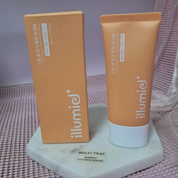 [BUNJANG] ILLUMIIEL Skin Fit Zinc Tone-Up Sun Cream / 일루미엘 스킨 핏 징크 톤업 선크림