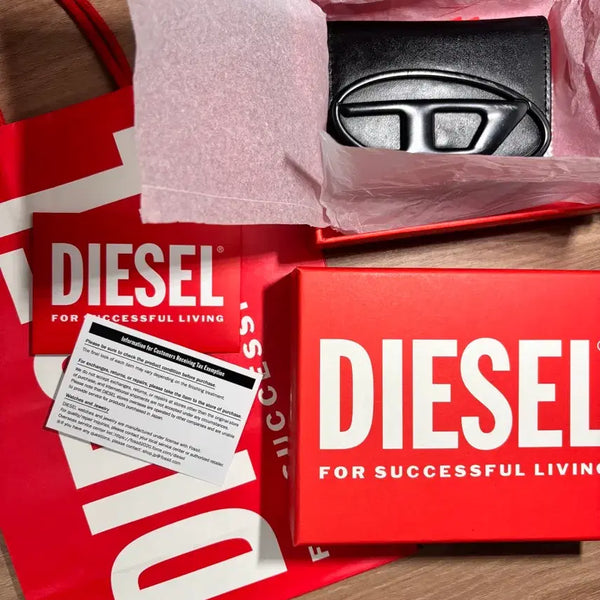 [BUNJANG] Diesel Holy-D Bifold Card Wallet / 디젤 홀리-D 바이폴드 카드지갑