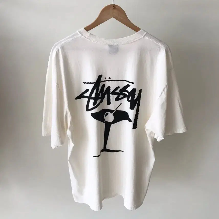 [BUNJANG] Stussy Martini Pigment Short Sleeve T-Shirt / 스투시 마티니 피그먼트 반팔