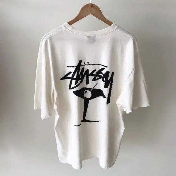 [BUNJANG] Stussy Martini Pigment Short Sleeve T-Shirt / 스투시 마티니 피그먼트 반팔