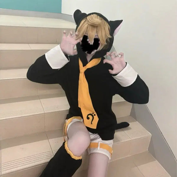 [BUNJANG] Kagamine Len Halloween Pajama Version Costume / 쿨거시 운포)카가미네 렌 할로윈 파자마 버전 의상
