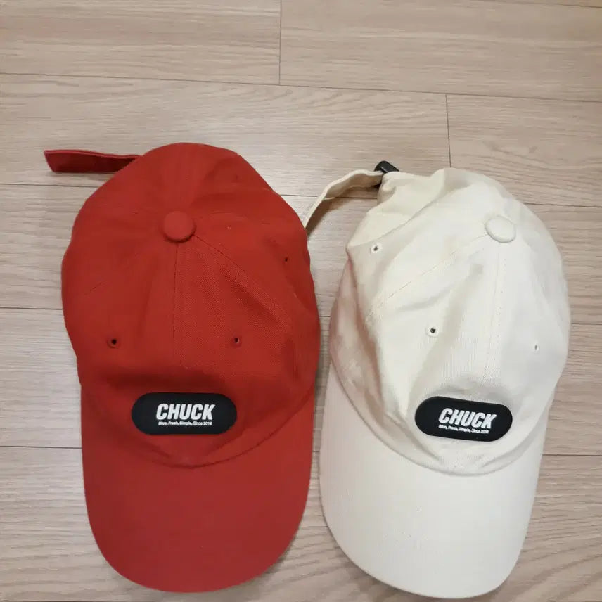 [BUNJANG] CHUCK 6-Panel Baseball Cap (2 Colors) / CHUCK척 볼캡 야구모자 6쪽모자 2종