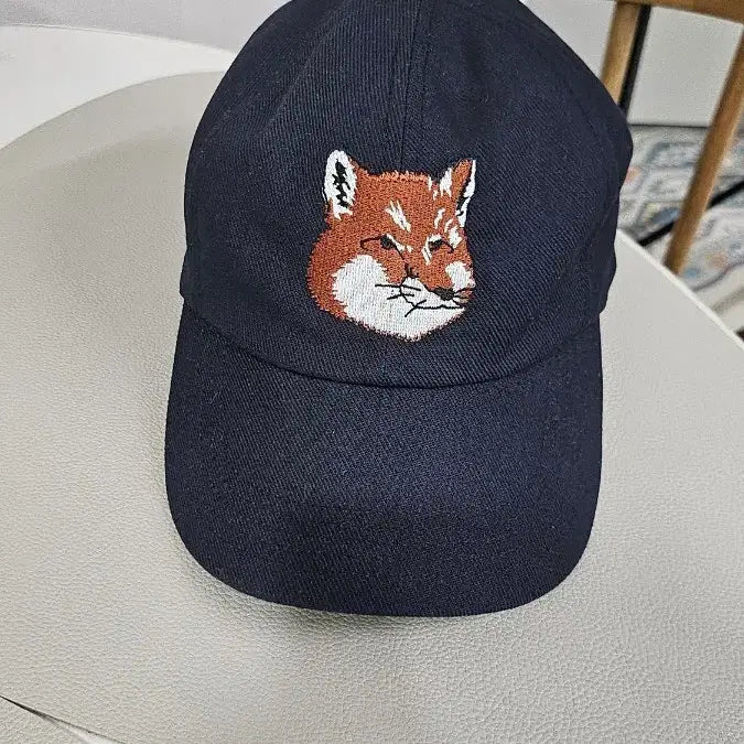 [BUNJANG] Maison Kitsuné Fox Head Cotton Twill Cap Navy / (백화점정품)메종키츠네 폭스헤드 볼캡