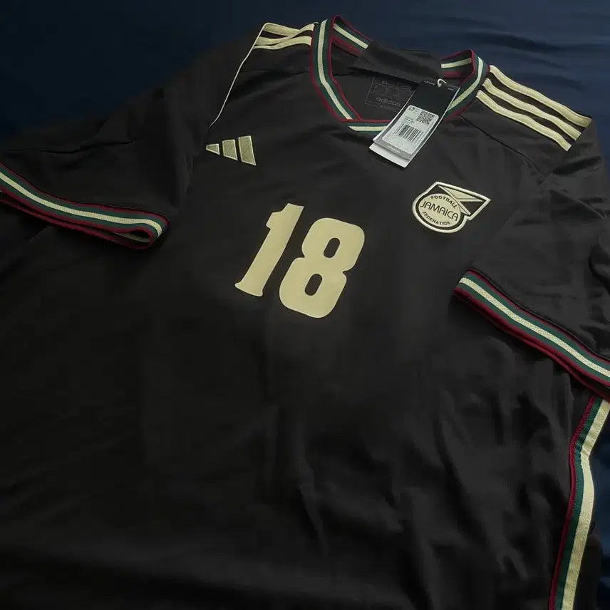 [BUNJANG] Adidas Wales Bonner Jamaica National Team 18 Antonio Jersey XL / 아디다스 웨일즈보너 자메이카 유니폼 18번 안토니오 마킹 us XL