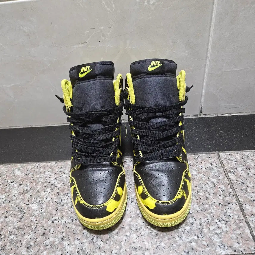 [BUNJANG] Nike Dunk High 1985 Yellow Acid Wash / 나이키 덩크 하이 1985 옐로우 애시드 워시 265사이즈 팝니다.