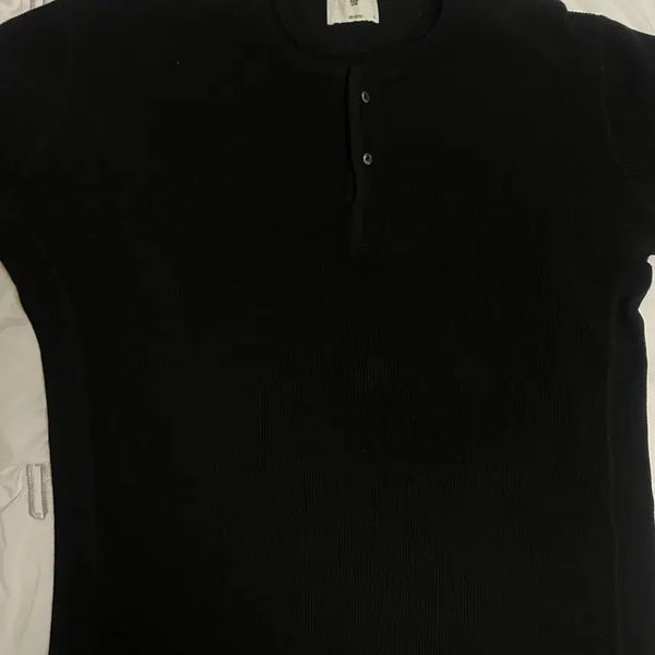 [BUNJANG] Hest Henly Neck Black Size 2 T-shirt / 헤이스트 헨리넥 블랙 2