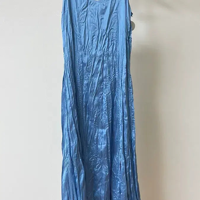 [BUNJANG] Standard Studio Sky Blue Bustier Long Dress / 하늘색 뷔스티에 롱 원피스 스탠다드 스튜디오의