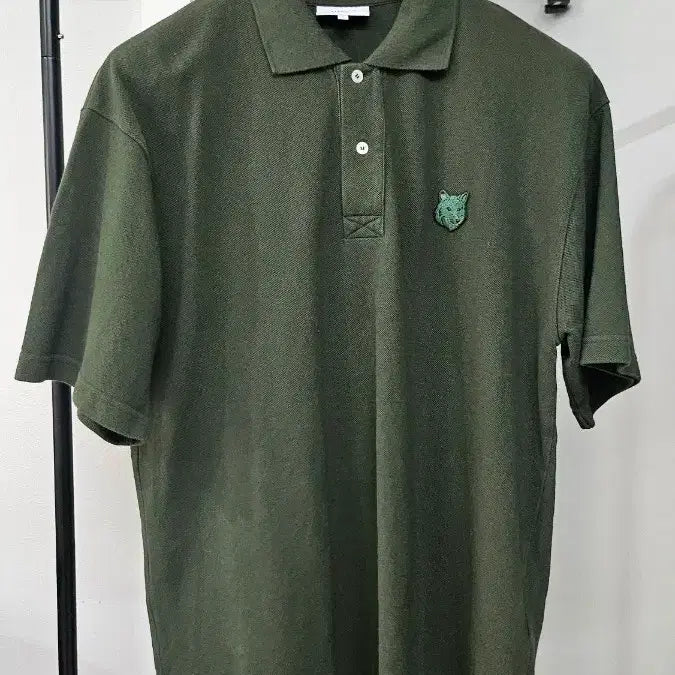 [BUNJANG] Maison Kitsuné 24SS Cotton Short Sleeve Polo Shirt / (백화점정품)메종키츠네 24ss코튼반팔